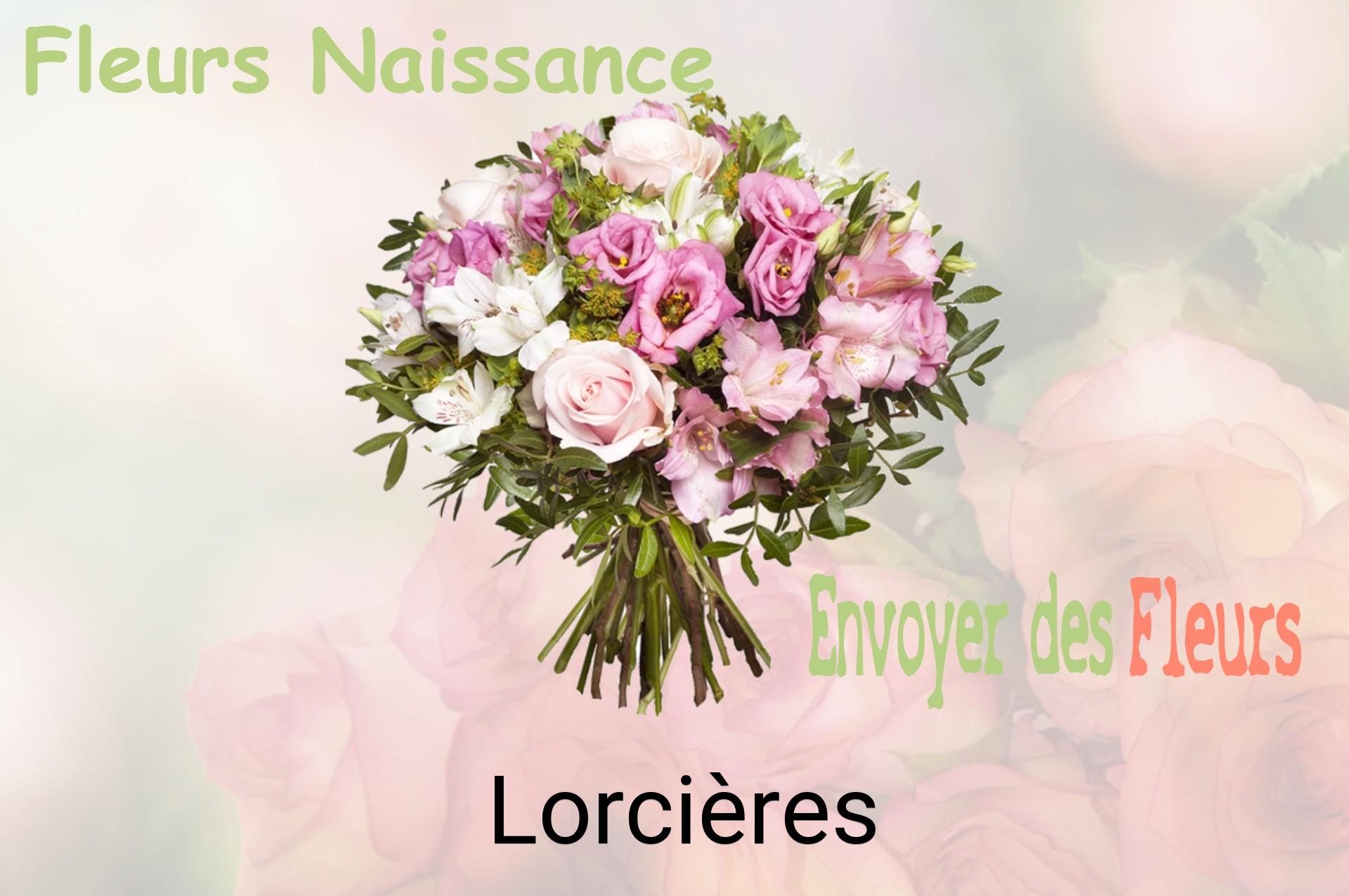 Bouquet de fleurs de naissance livré à Lorcières